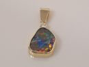 Opal Pendant w/ a Diamond